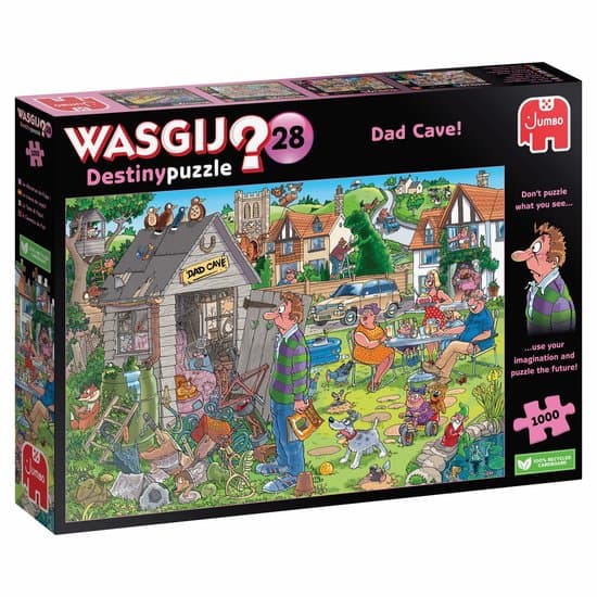 Wasgij Destiny 28 - De Mancave Van Pa! - 1000 stukjes puzzel - Legpuzzel