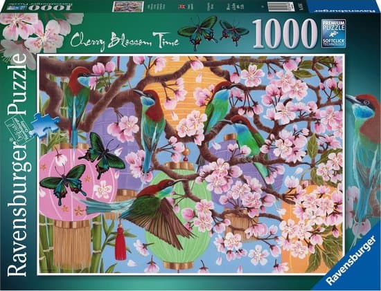 Ravensburger puzzel Kersenboom in bloei - Legpuzzel - 1000 stukjes