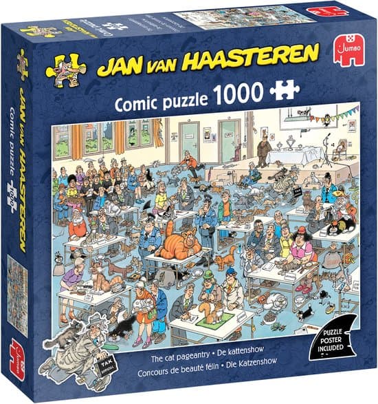 Jan Van Haasteren - Kattenshow - 1000 stukjes puzzel