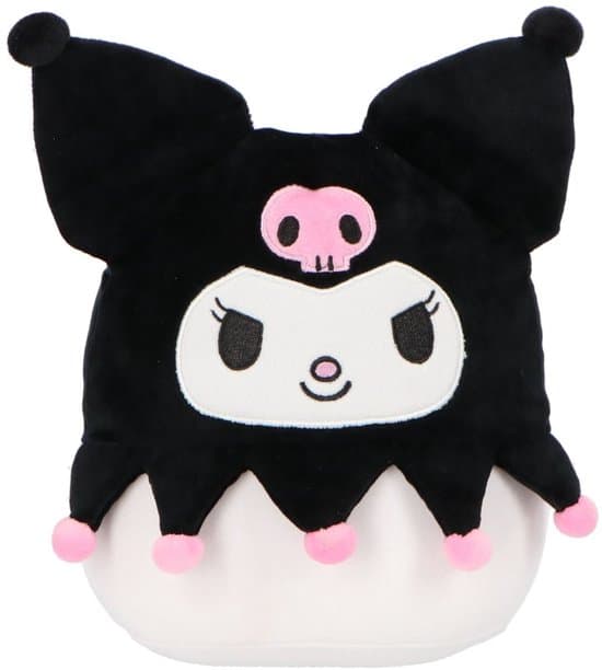 Kuromi Squishy 22 cm - Knuffel - Zachte stof - Zwart