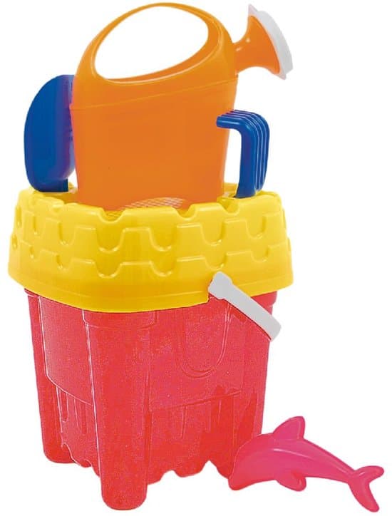 OttoSimon emmerset kasteel speelgoed 5-delig neon 18cm strand.