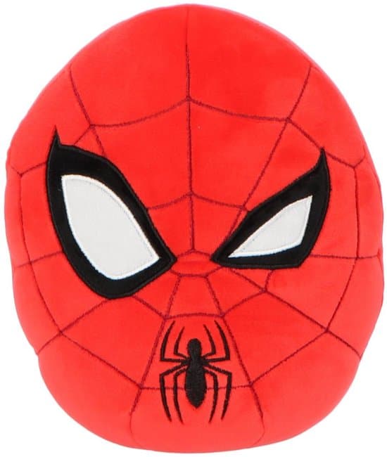 Spiderman Squishy 22 cm - Knuffel - Zachte stof - Rood